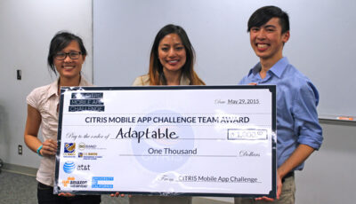 Adaptable Wins 2015 CITRIS Mobile App Challenge at UC Davis
