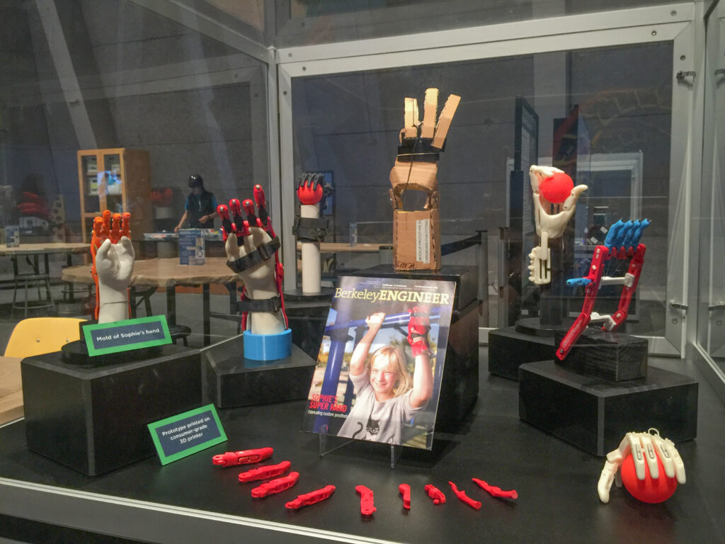 The Lawrence Hall of Science displayed prototypes of the Million Hands project this summer, with collaboration between the CITRIS Invention Lab. 